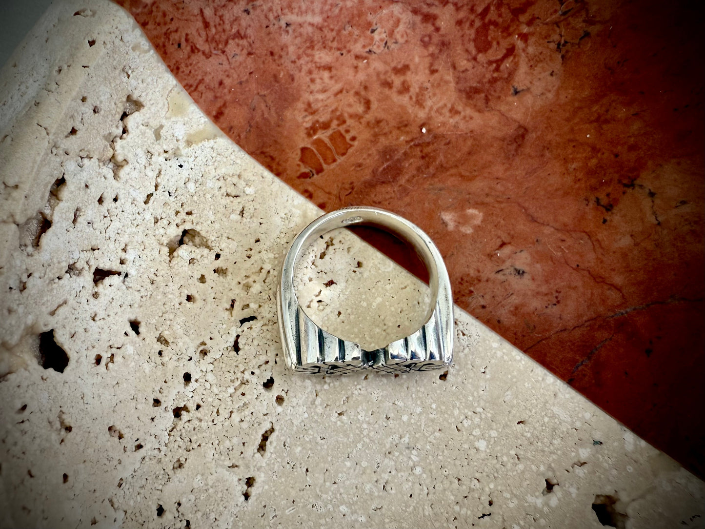 Fish kiss Ring - solid sterling silver