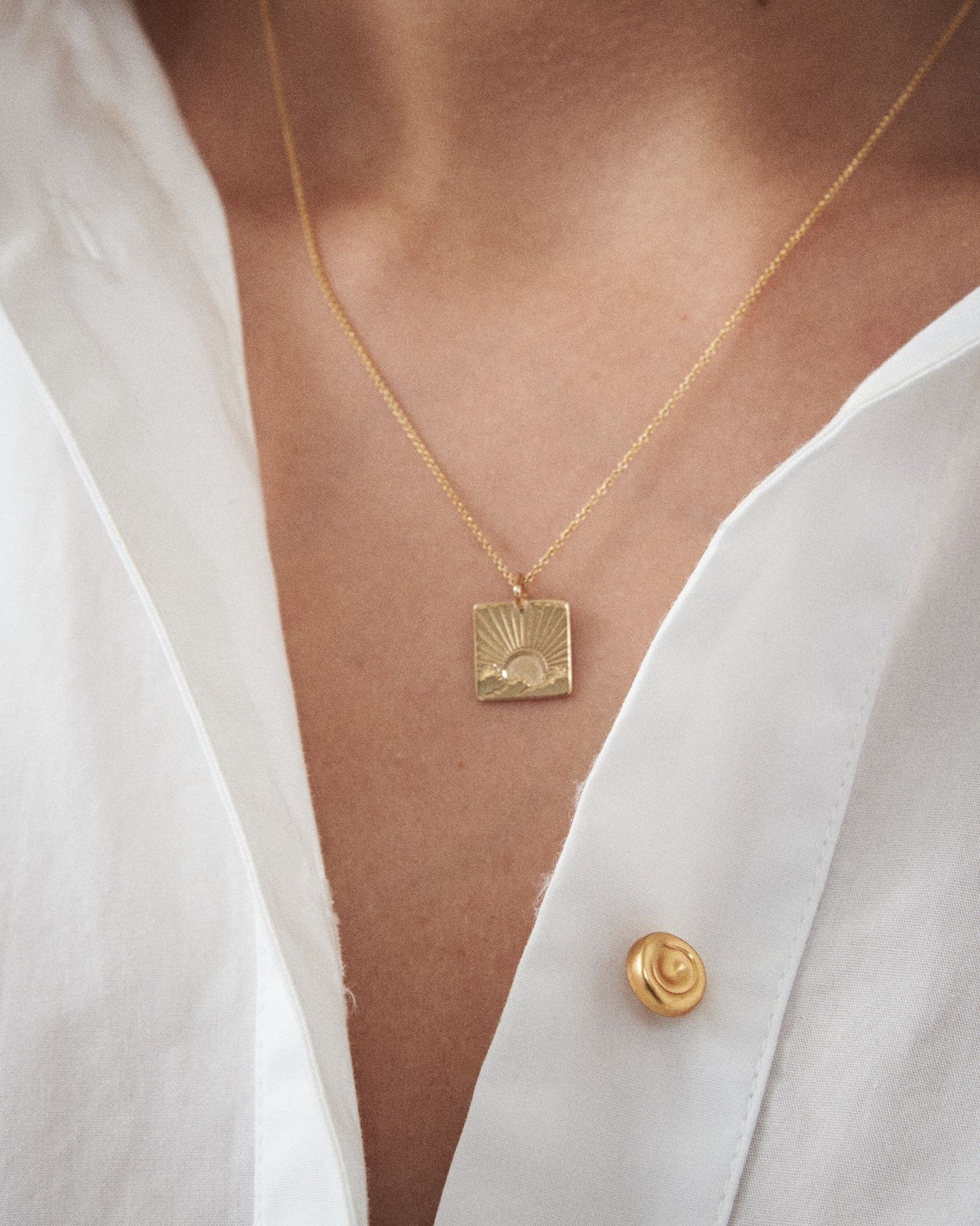 Sunshine over the clouds