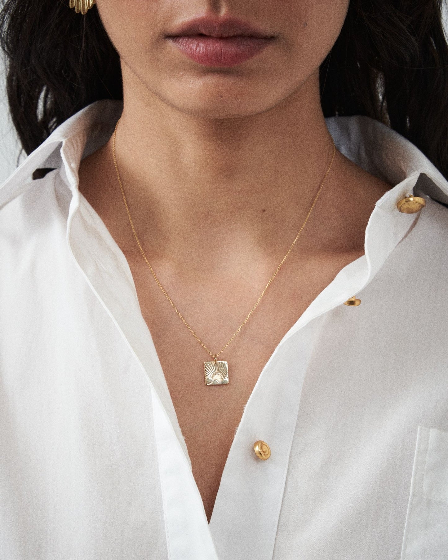 Sunshine over the clouds