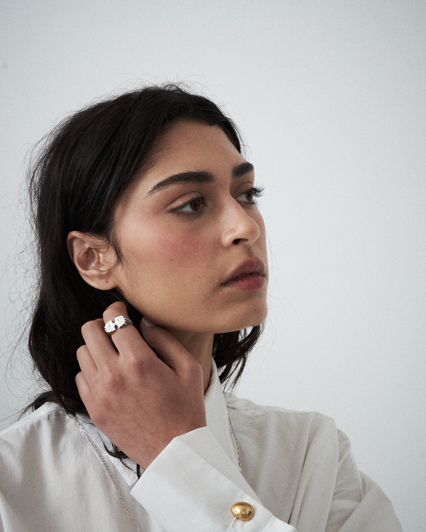 Fish kiss Ring - solid sterling silver