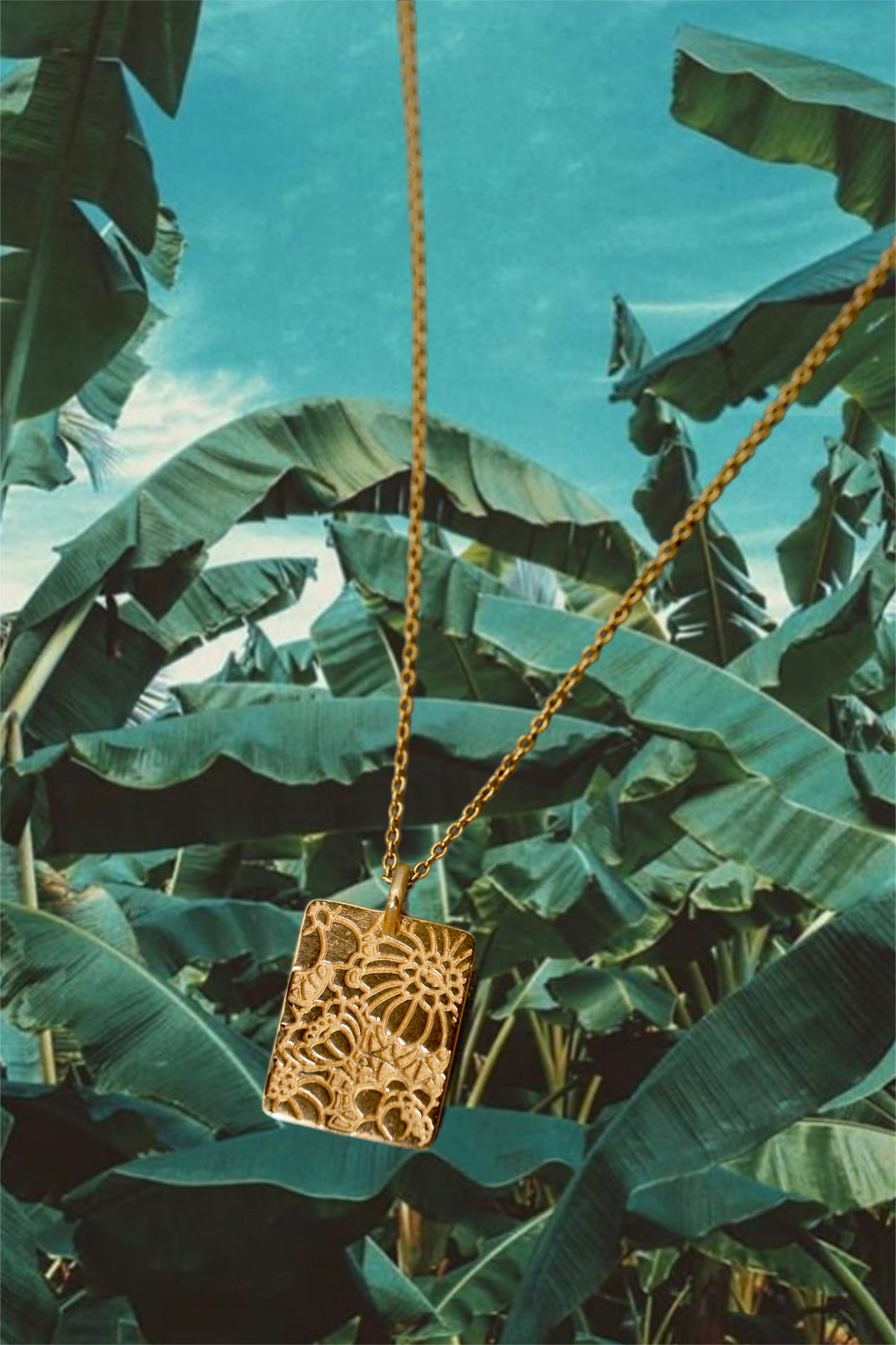 Flower child charm